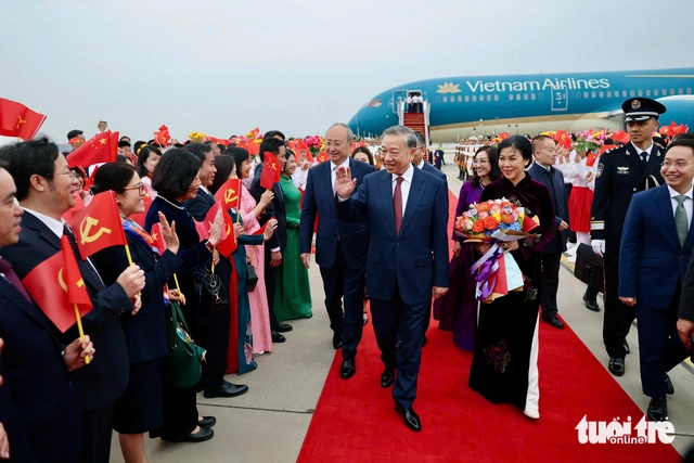 Vietnam’s Party chief, President To Lam arrives in Beijing to begin state visit to China- Ảnh 6. Vietnam’s Party chief, President To Lam arrives in Beijing to begin state visit to China- Ảnh 6.