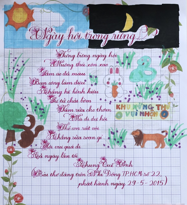 Chữ đẹp Nhi Đồng số 14: 30 bài dự thi xuất sắc- Ảnh 18. Chữ đẹp Nhi Đồng số 14: 30 bài dự thi xuất sắc- Ảnh 18.