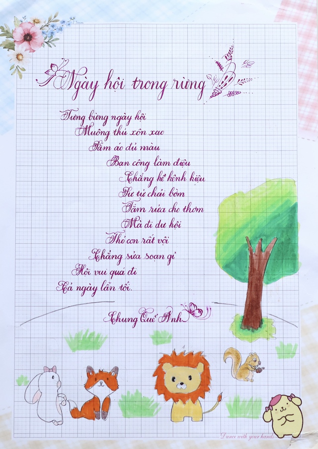 Chữ đẹp Nhi Đồng số 14: 30 bài dự thi xuất sắc- Ảnh 20. Chữ đẹp Nhi Đồng số 14: 30 bài dự thi xuất sắc- Ảnh 20.