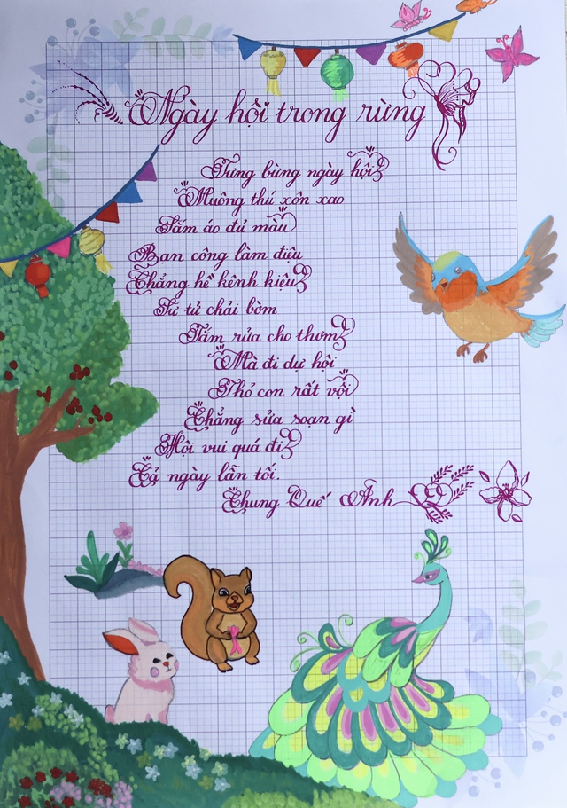 Chữ đẹp Nhi Đồng số 14: 30 bài dự thi xuất sắc- Ảnh 21. Chữ đẹp Nhi Đồng số 14: 30 bài dự thi xuất sắc- Ảnh 21.