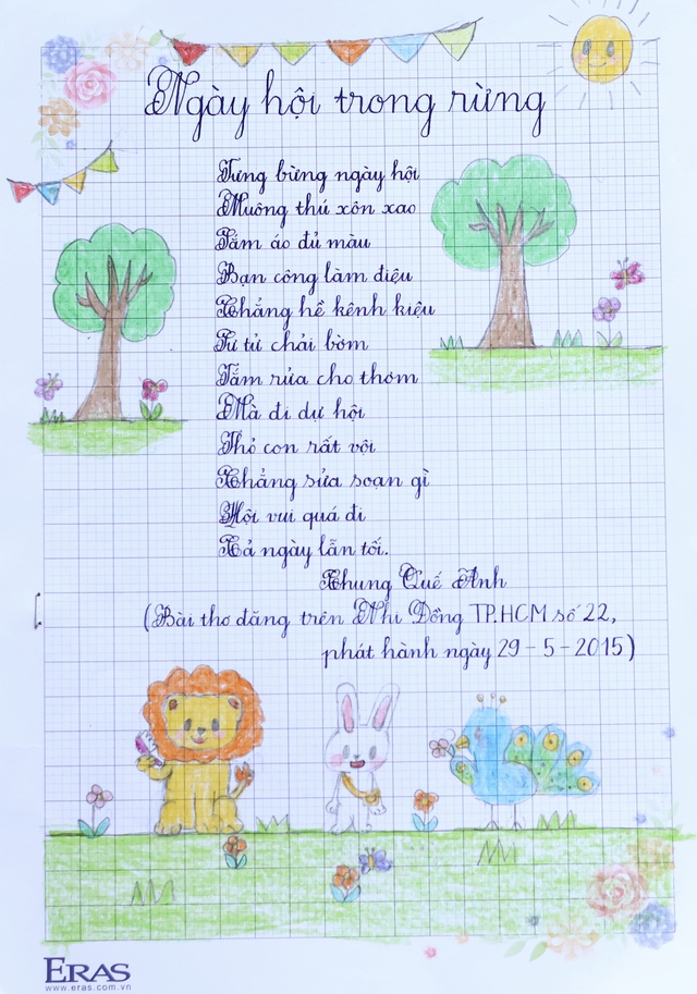 Chữ đẹp Nhi Đồng số 14: 30 bài dự thi xuất sắc- Ảnh 23. Chữ đẹp Nhi Đồng số 14: 30 bài dự thi xuất sắc- Ảnh 23.