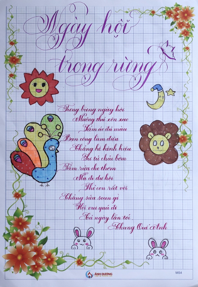 Chữ đẹp Nhi Đồng số 14: 30 bài dự thi xuất sắc- Ảnh 27. Chữ đẹp Nhi Đồng số 14: 30 bài dự thi xuất sắc- Ảnh 27.