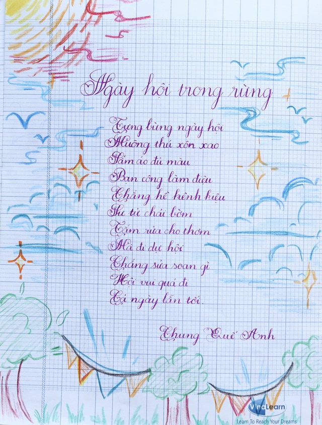 Chữ đẹp Nhi Đồng số 14: 30 bài dự thi xuất sắc- Ảnh 29. Chữ đẹp Nhi Đồng số 14: 30 bài dự thi xuất sắc- Ảnh 29.