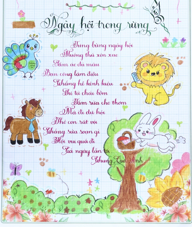 Chữ đẹp Nhi Đồng số 14: 30 bài dự thi xuất sắc- Ảnh 32. Chữ đẹp Nhi Đồng số 14: 30 bài dự thi xuất sắc- Ảnh 32.