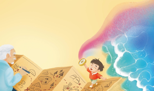 Chiếc la bàn dẫn lối màu xanh - Ảnh 1.