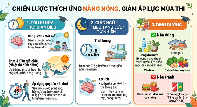 Nắng nóng cực đoan, học không vào thì phải làm sao? - Ảnh 1.