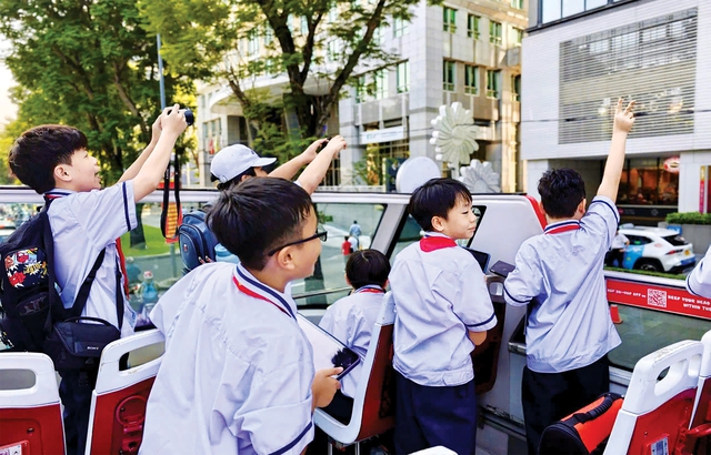 Khám phá những giờ học liên môn đầy thú vị của học sinh thành phố - Ảnh 4.