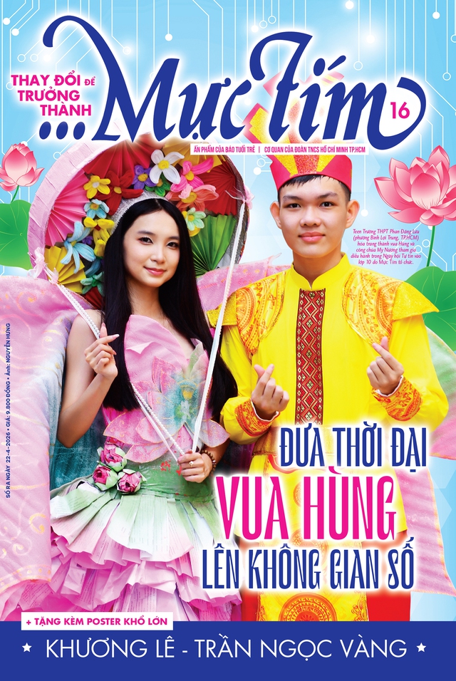 Mời bạn đón đọc Mực Tím 16, phát hành 20-4-2026: Đưa thời đại vua Hùng lên không gian số - Ảnh 1.