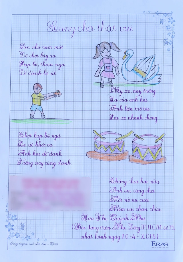 Kết quả sân chơi Chữ đẹp Nhi Đồng số 15 - Ảnh 22.