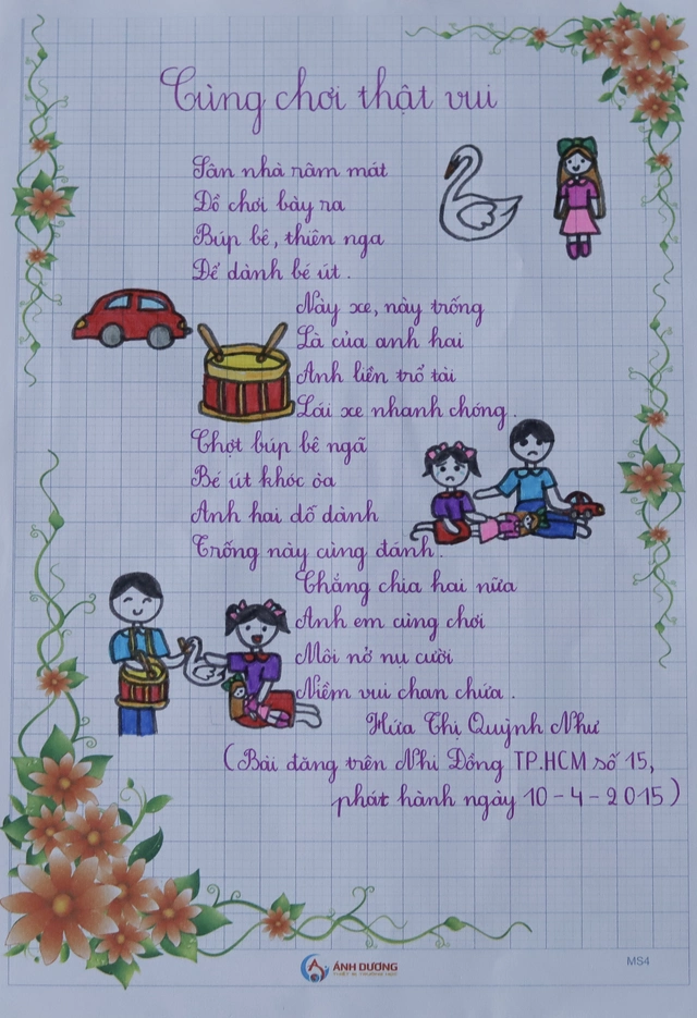 Kết quả sân chơi Chữ đẹp Nhi Đồng số 15 - Ảnh 3.