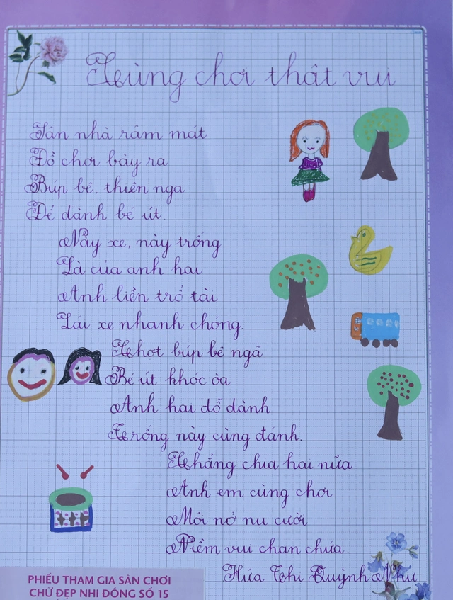 Kết quả sân chơi Chữ đẹp Nhi Đồng số 15 - Ảnh 15.