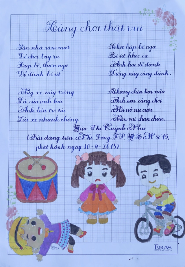 Kết quả sân chơi Chữ đẹp Nhi Đồng số 15 - Ảnh 17.