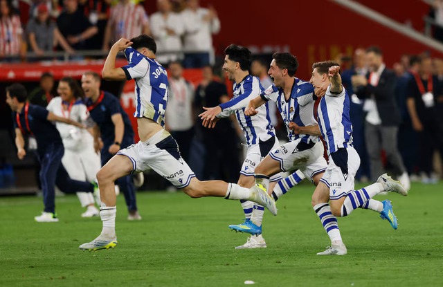 Real Sociedad beat Atletico Madrid 4-3 on penalties to win Copa del Rey- Ảnh 5.