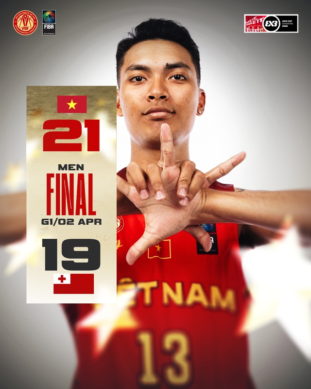 Bóng rổ nam 3x3 Việt Nam gây bất ngờ tại FIBA 3x3 Asia Cup 2026 - Ảnh 1. Bóng rổ nam 3x3 Việt Nam gây bất ngờ tại FIBA 3x3 Asia Cup 2026 - Ảnh 1.