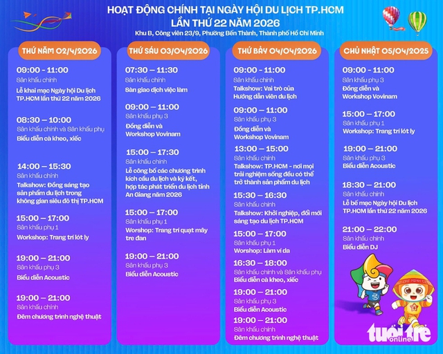 Bắt đầu Ngày hội Du lịch TP.HCM: nhiều hoạt động thú vị đang chờ bạn khám phá! - Ảnh 13.