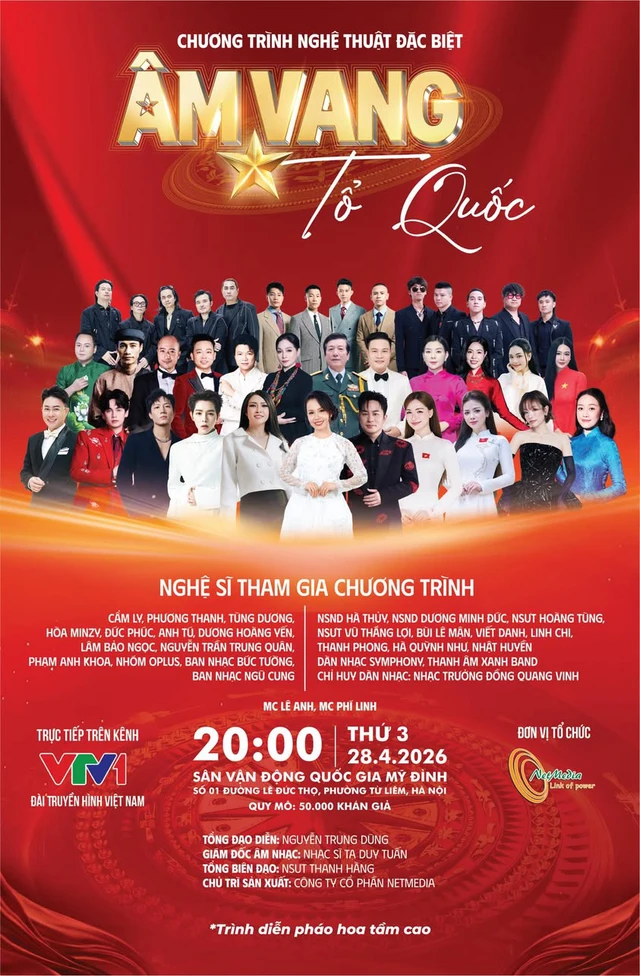Cách đăng ký vé concert Âm vang Tổ quốc từ 10h ngày 21-4- Ảnh 1.