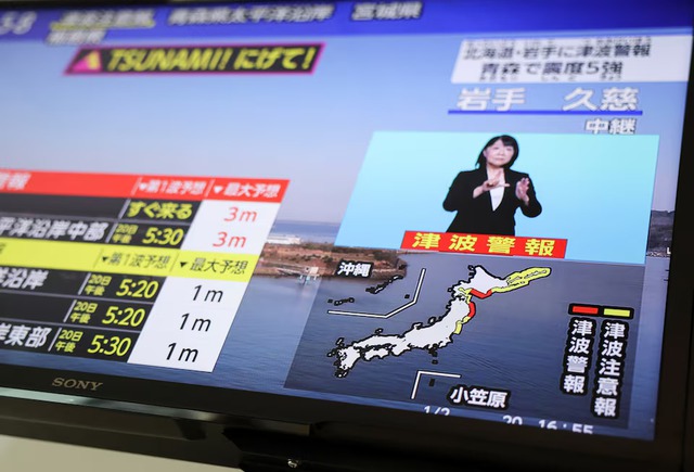Strong quake strikes northeastern Japan - Ảnh 1.
