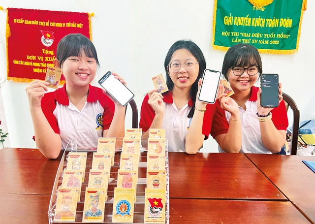 Học trò trường chuyên đưa thời đại Vua Hùng lên không gian số- Ảnh 1.