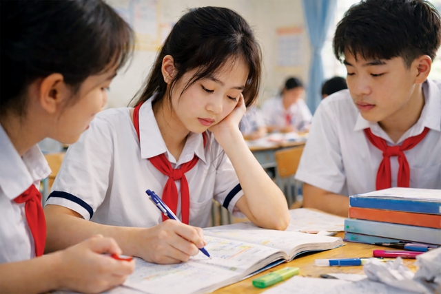 Thi vào lớp 10: đừng để áp lực đè bẹp chúng mình - Ảnh 1.