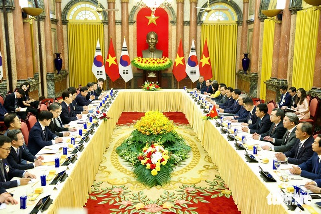 Vietnam, S.Korea target $150bn trade, pledge stronger investment, high-tech cooperation- Ảnh 1.