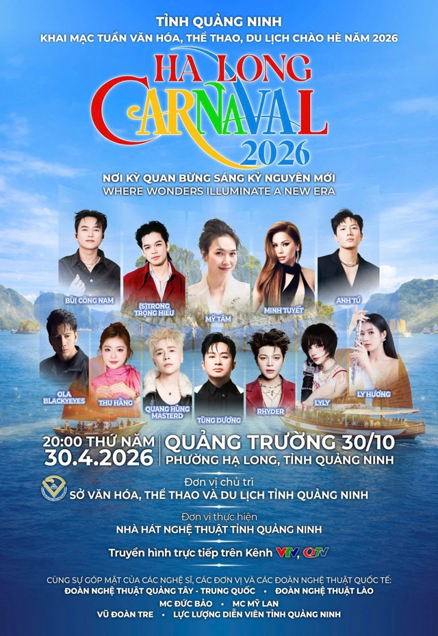 Từ 20h ngày 23-4 bắt đầu đăng ký vé Carnaval Hạ Long, Quảng Ninh 2026- Ảnh 1.