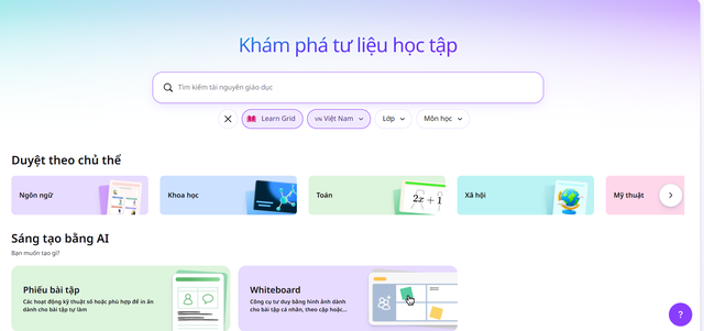 Học tập và làm việc linh hoạt hơn với Canva Offline và Learn Grid- Ảnh 1.