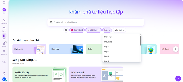 Học tập và làm việc linh hoạt hơn với Canva Offline và Learn Grid- Ảnh 7.