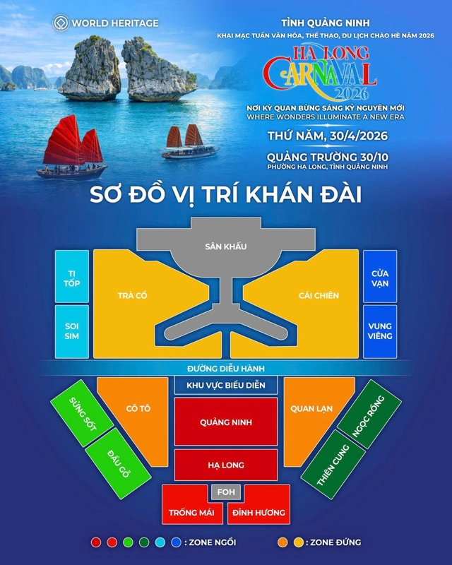Từ 20h ngày 23-4 bắt đầu đăng ký vé Carnaval Hạ Long, Quảng Ninh 2026- Ảnh 2.