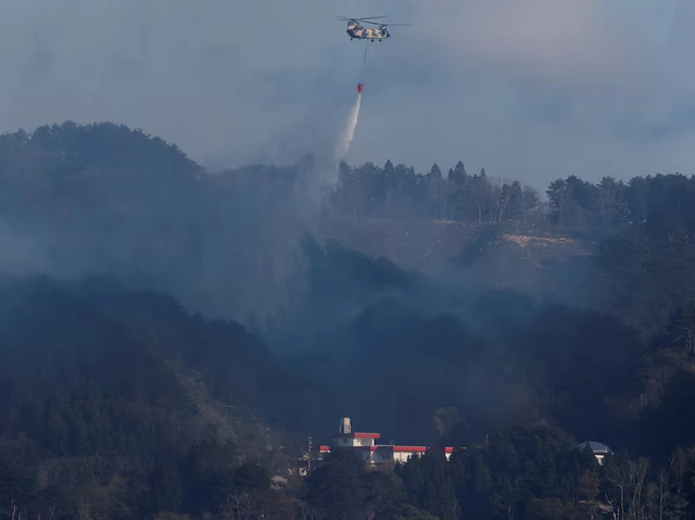 Firefighters in northern Japan struggle to contain blazes as over 3,000 people evacuated- Ảnh 4.