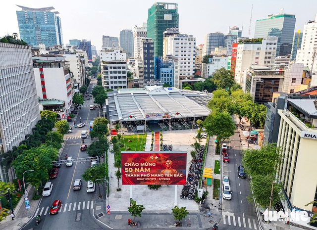 Ho Chi Minh City maintains temporary parks on vacant land- Ảnh 1.