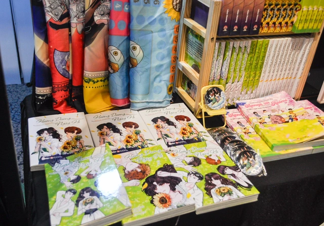 Sôi nổi không gian giao lưu tại Liên hoan truyện tranh Pháp ngữ lần thứ nhất- Ảnh 7. Sôi nổi không gian giao lưu tại Liên hoan truyện tranh Pháp ngữ lần thứ nhất- Ảnh 7.