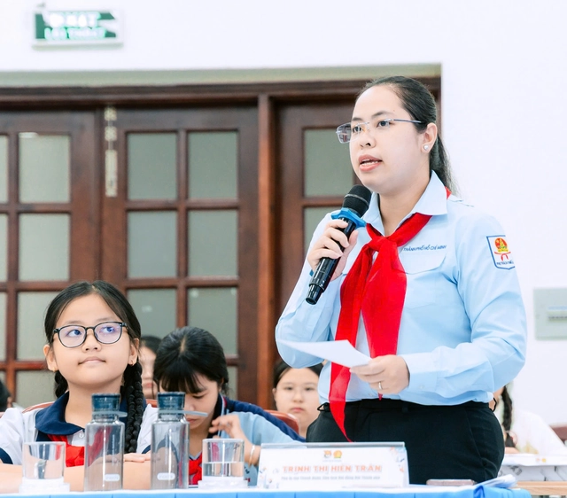 Đại biểu Hội đồng Trẻ em TP.HCM đưa ý tưởng 7 ngày sống đẹp trên không gian mạng - Ảnh 8.