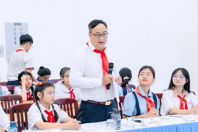 Đại biểu Hội đồng Trẻ em TP.HCM đưa ý tưởng 7 ngày sống đẹp trên không gian mạng - Ảnh 6.