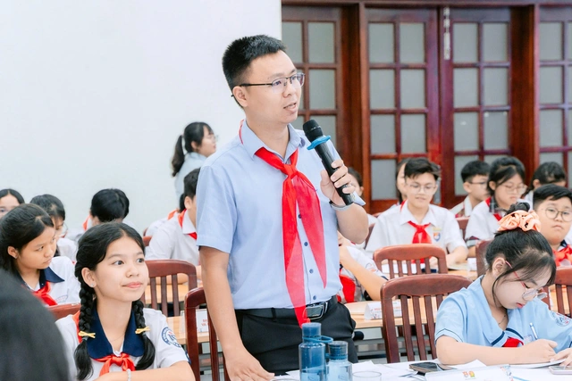 Đại biểu Hội đồng Trẻ em TP.HCM đưa ý tưởng 7 ngày sống đẹp trên không gian mạng - Ảnh 7.