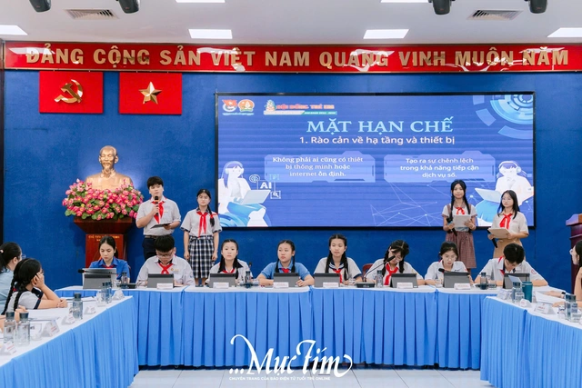 Đại biểu Hội đồng Trẻ em TP.HCM đưa ý tưởng 7 ngày sống đẹp trên không gian mạng - Ảnh 1.