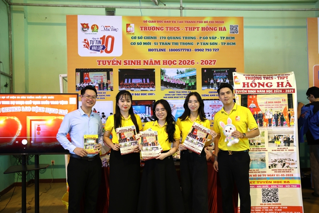 Gian tư vấn THCS - THPT Hồng Hà: trải nghiệm thực tế, thông tin rõ ràng - Ảnh 3.