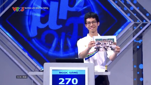 Nam sinh Sơn La thắng áp đảo tại Đường lên đỉnh Olympia - Ảnh 4.