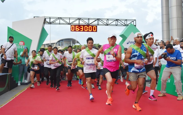 1st 'ekiden' road race event held in India- Ảnh 1.