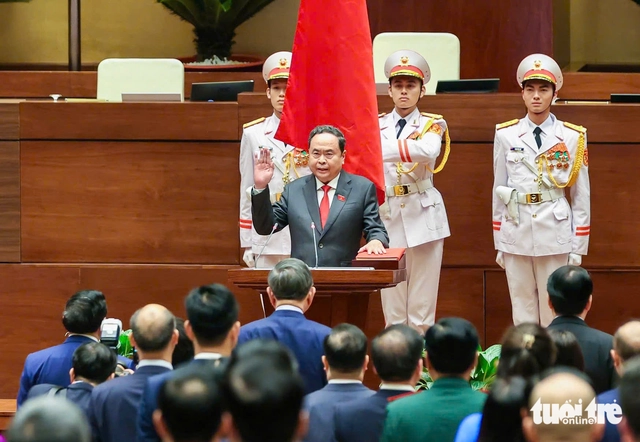 Vietnam’s National Assembly Chairman Tran Thanh Man re-elected for new term- Ảnh 1. Vietnam’s National Assembly Chairman Tran Thanh Man re-elected for new term- Ảnh 1.