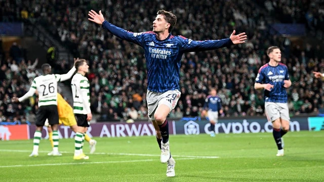 Kai Havertz ghi bàn, Arsenal thắng trên sân của Sporting - Ảnh 1.