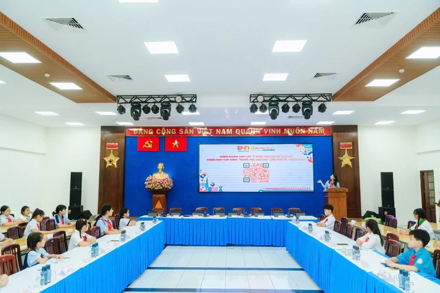 Hội đồng Đội Trung Ương lấy ý kiến trẻ em về chủ đề phiên họp giả định Quốc hội trẻ em lần thứ III  - Ảnh 1.
