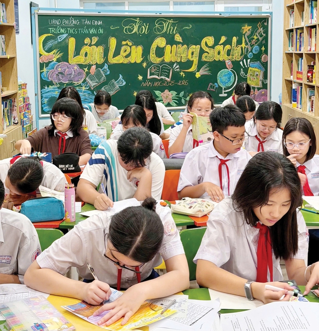Học trò thành phố Lớn lên cùng sách - Ảnh 3.
