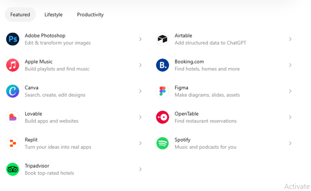 Cách kết nối và sử dụng Canva, Photoshop, Spotify... trên ChatGPT- Ảnh 2.