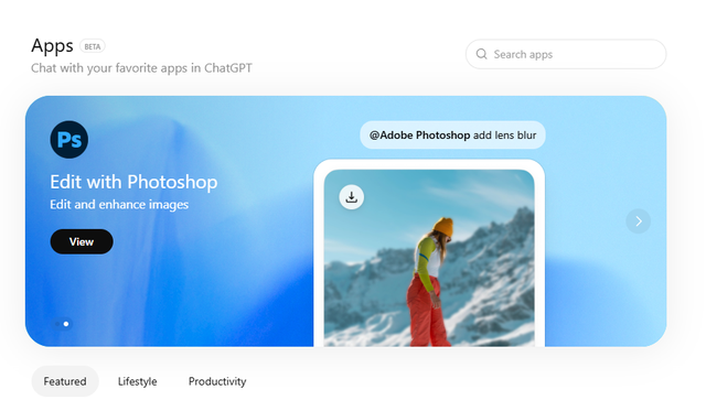 Cách kết nối và sử dụng Canva, Photoshop, Spotify... trên ChatGPT- Ảnh 1.