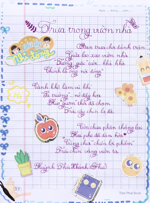 Kết quả sân chơi Chữ đẹp Nhi Đồng số 13- Ảnh 12.