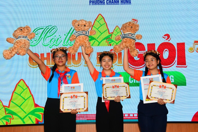 Sôi động hội thi Chỉ huy Đội giỏi phường Chánh Hưng - Ảnh 3.