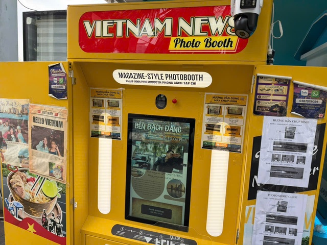Photobooth phong cách báo chí thu hút các bạn trẻ - Ảnh 3.