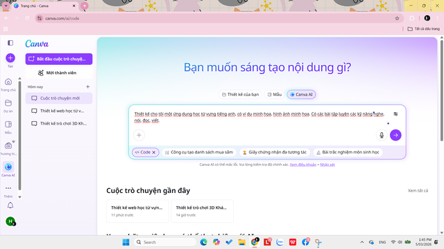 Thỏa sức sáng tạo cùng Canva Code và trình ghi màn hình tại Canva- Ảnh 10.