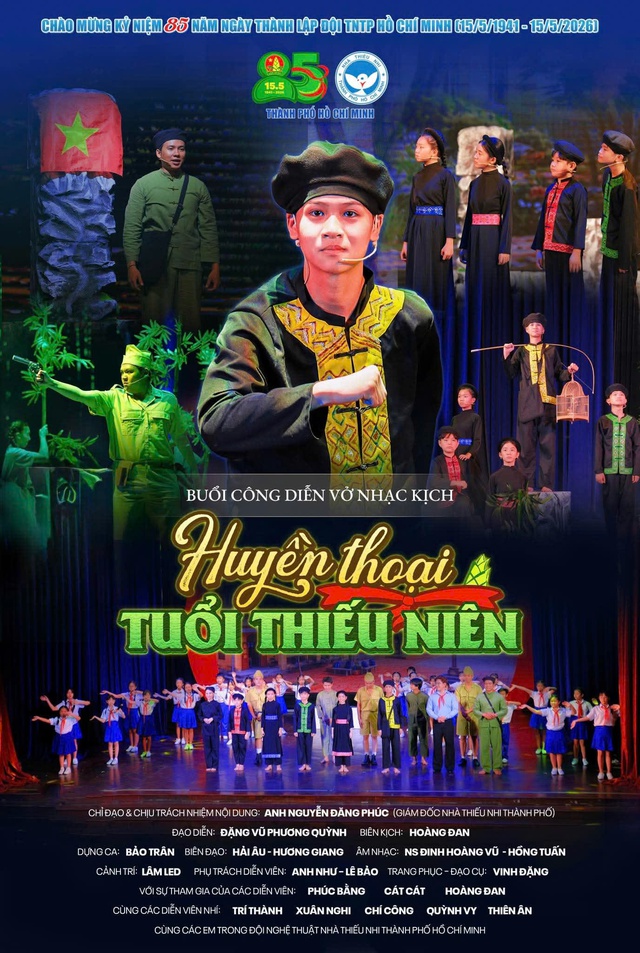 Ngày 3-5, Nhà thiếu nhi TP.HCM công diễn vở 'Nhạc kịch - Huyền thoại tuổi thiếu niên'- Ảnh 2.