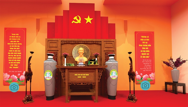 Đa dạng hoạt động tìm hiểu học tập tại không gian về Bác - Ảnh 4.